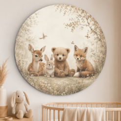 Muurcirkel Babykamer